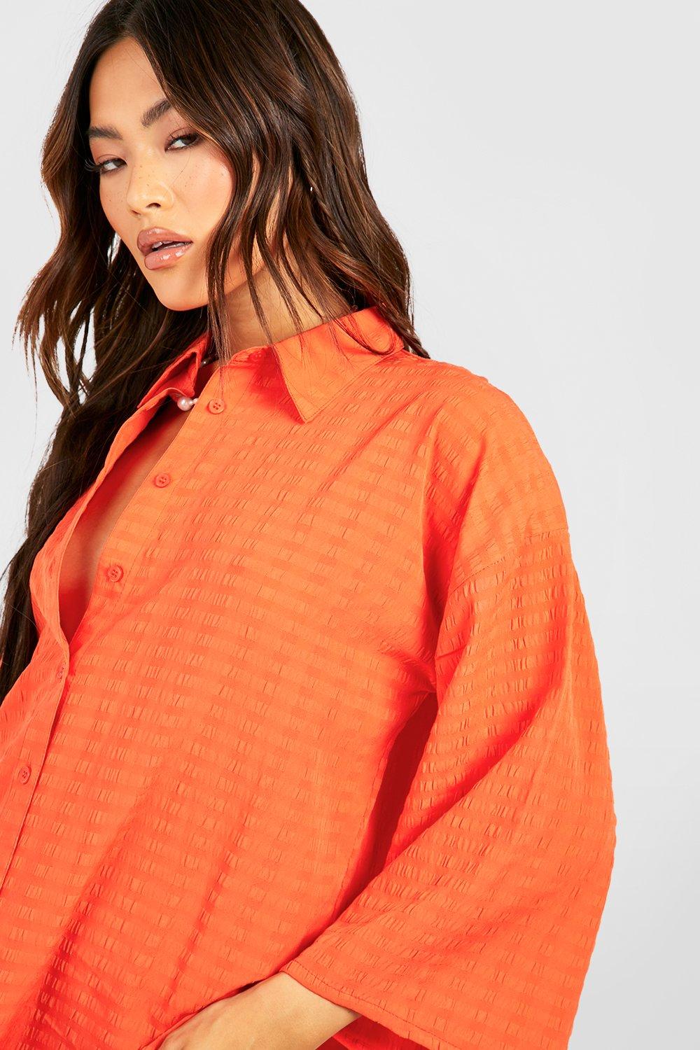 Boohoo oversized cheap shirt dress