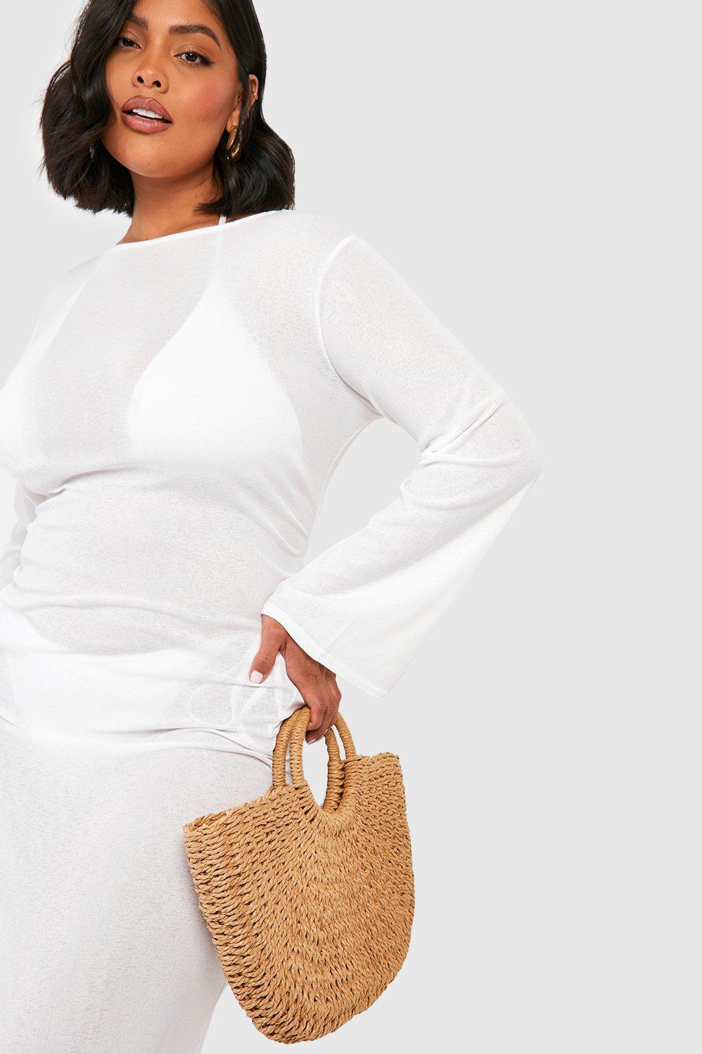 Boohoo plus size hot sale white dresses