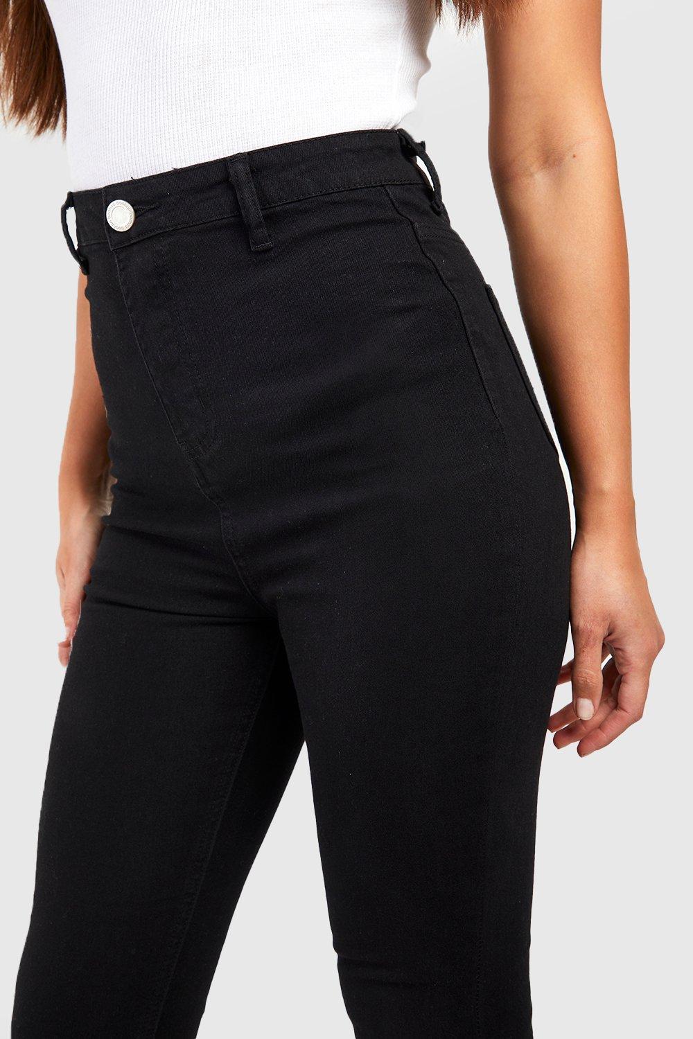 Tall Black Denim Jeggings 36 Leg