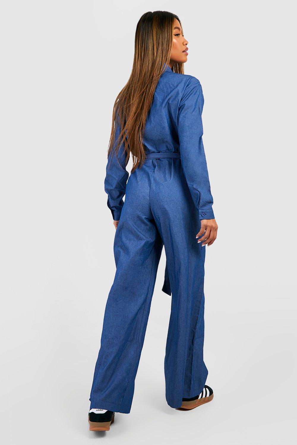 Chambray cheap boiler suit