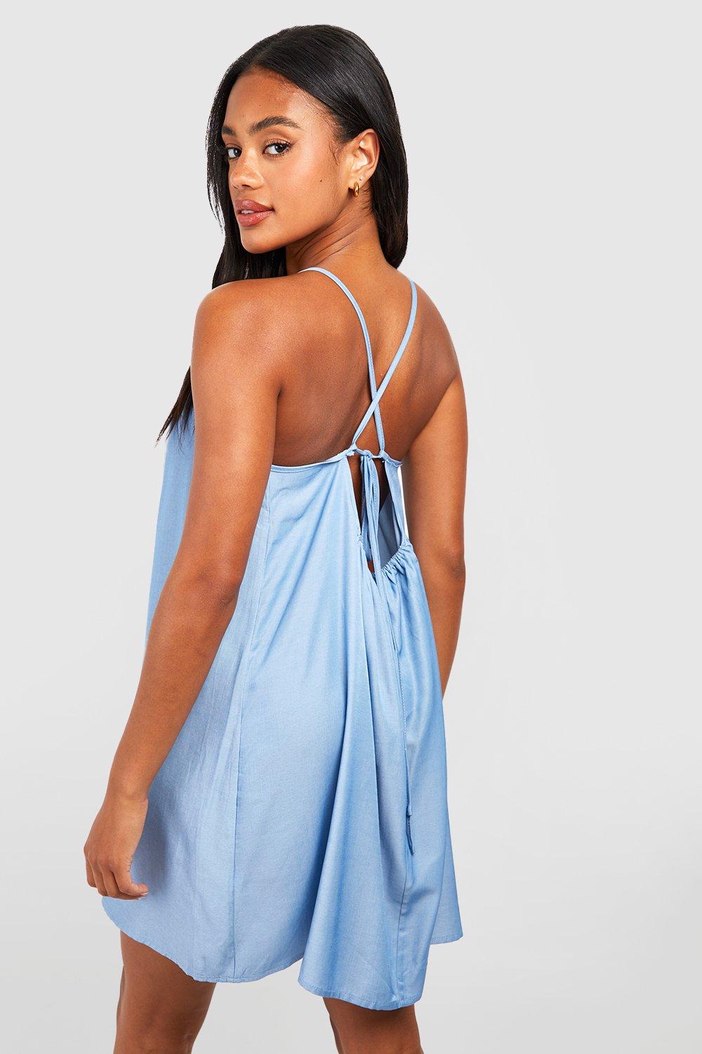 Strappy floaty clearance dress