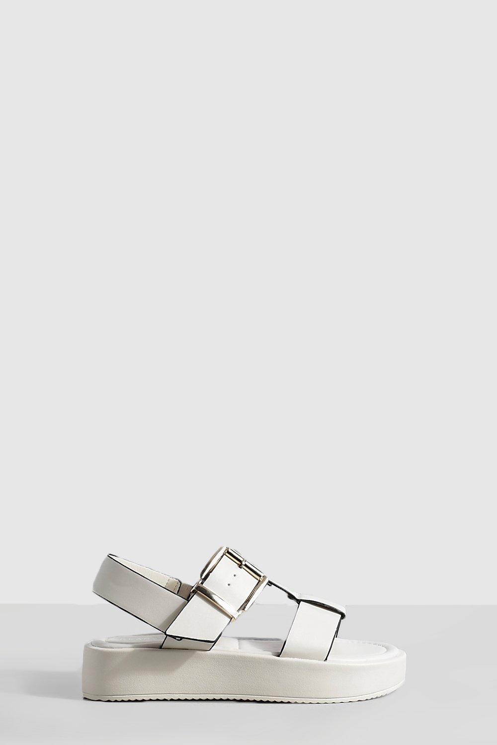 Platform on sale sandals boohoo