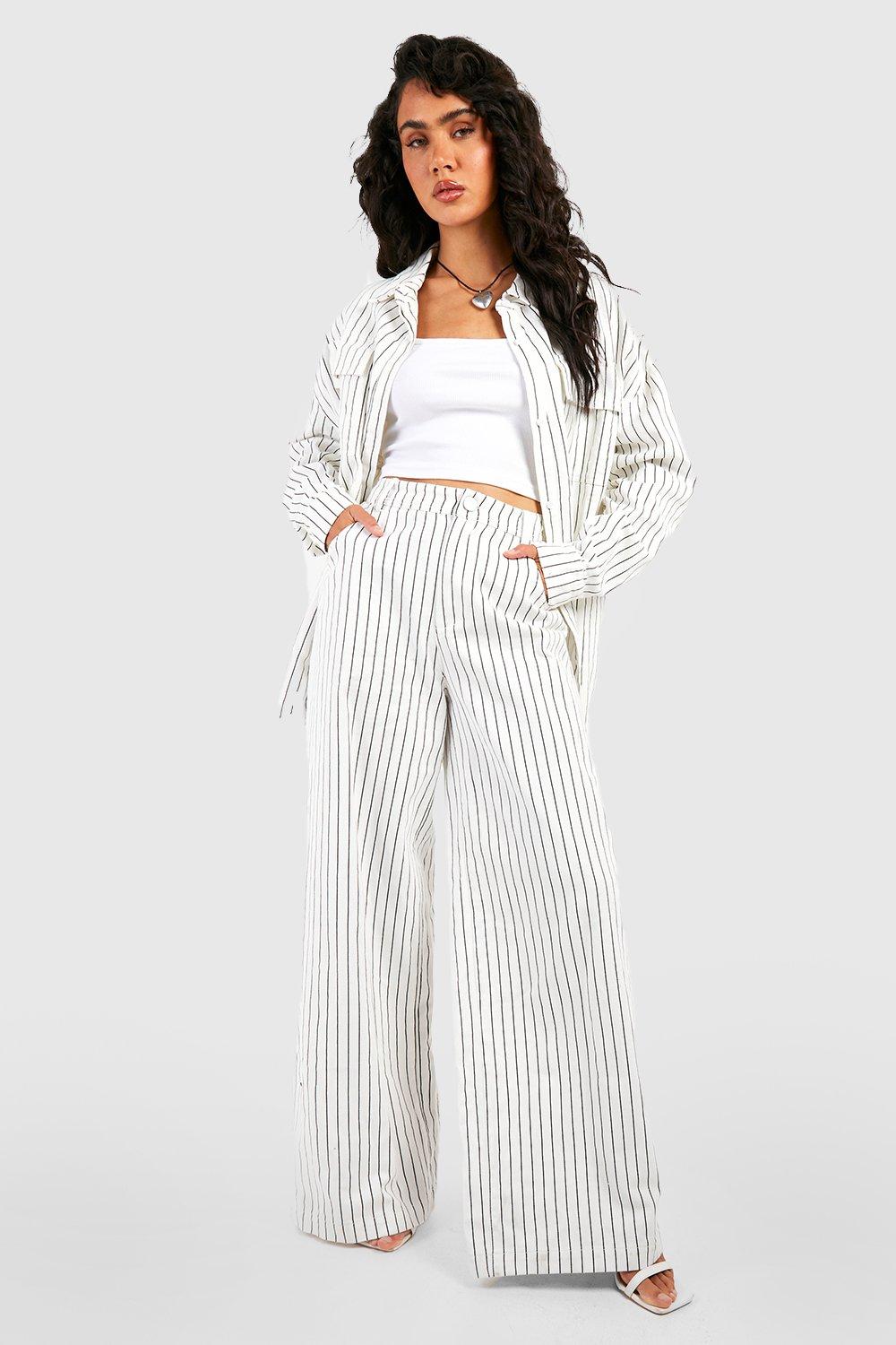 Boohoo store striped jeans