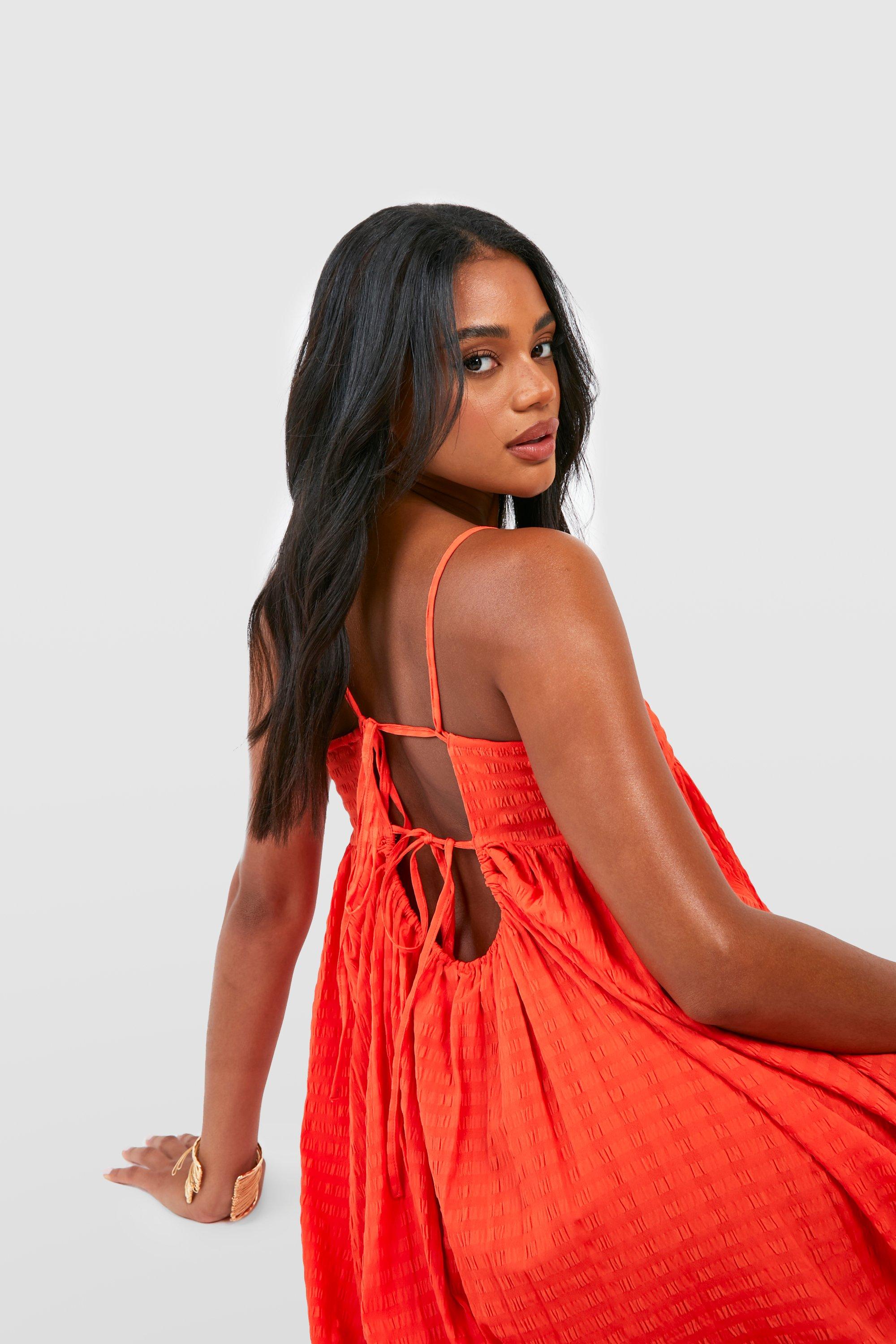 Forever 21 shop orange maxi dress