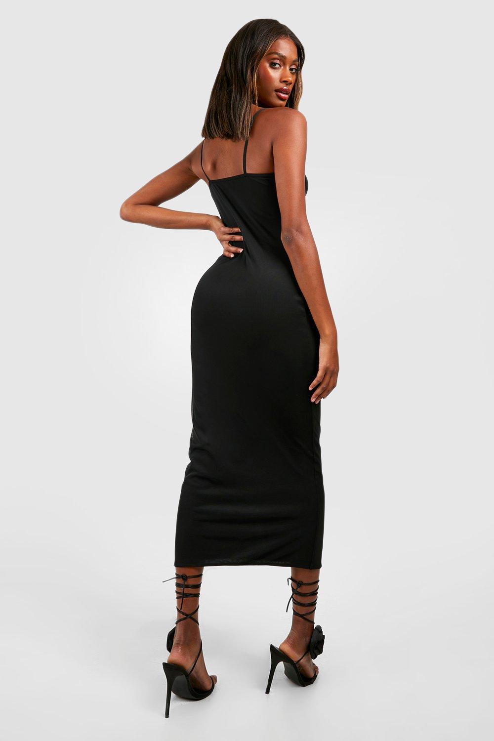 Boohoo rose outlet dress