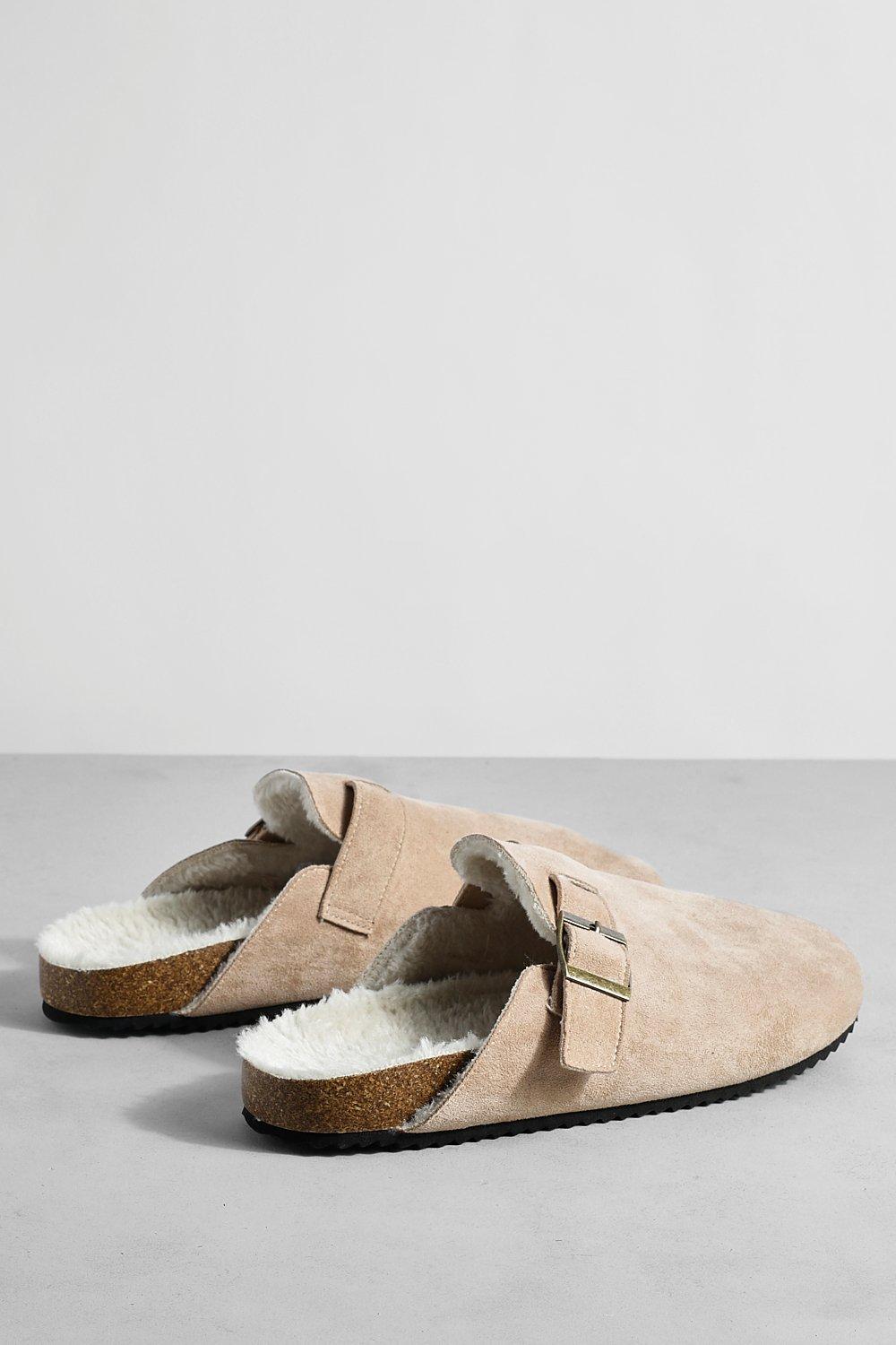Fur Lined Closed Toe Clogs boohoo IE