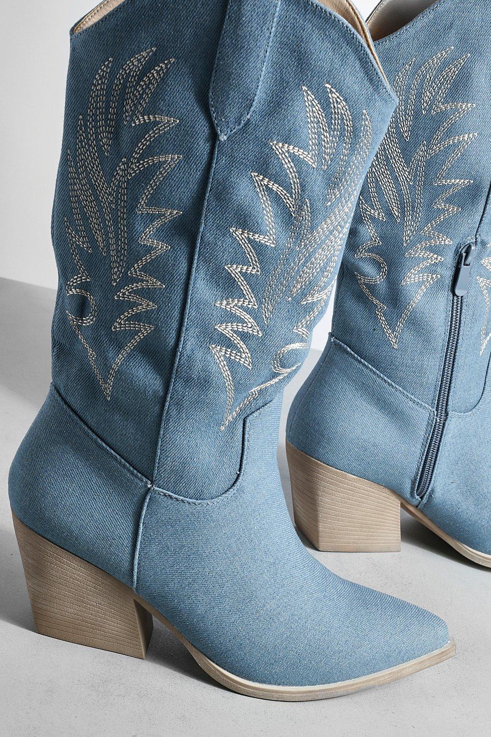 Boohoo hotsell cowboy boots