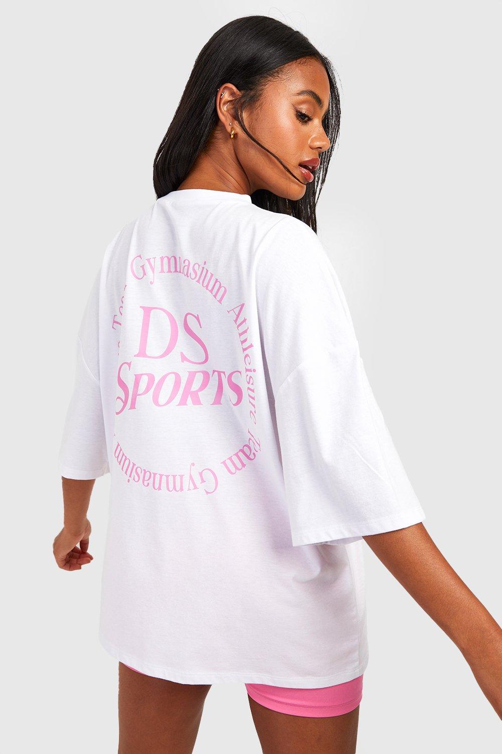 Ds Sports Slogan Oversized T shirt boohoo