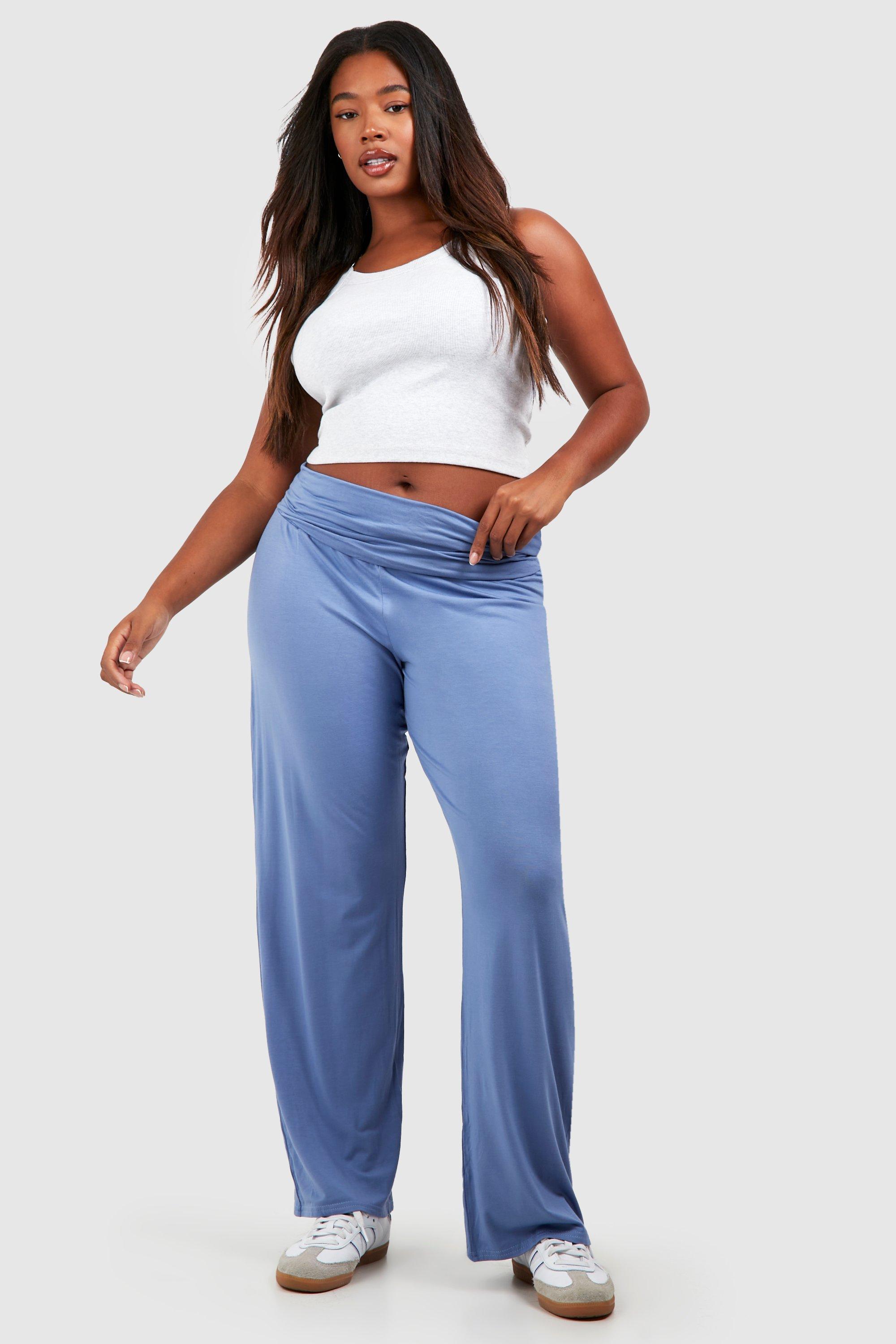 Wide Leg Jersey Pants