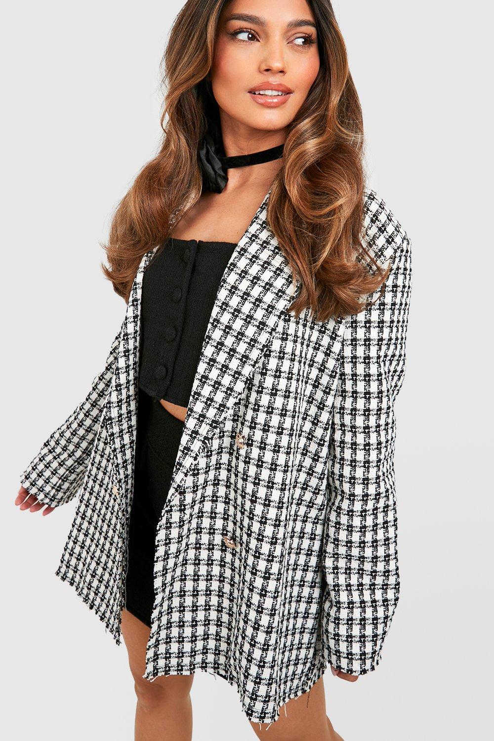 Boohoo 2025 tweed jacket