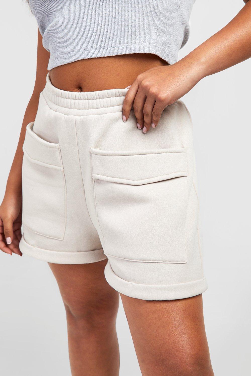 Womens white jogger online shorts