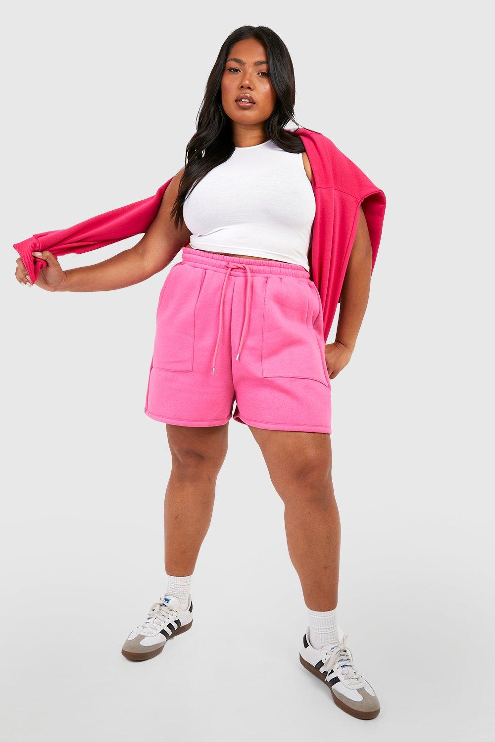 Plus size jogging shorts online