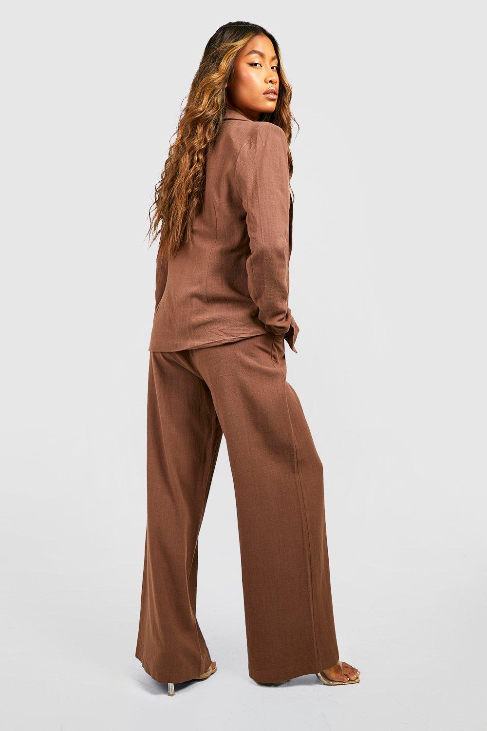 Linen Wide Leg Pants