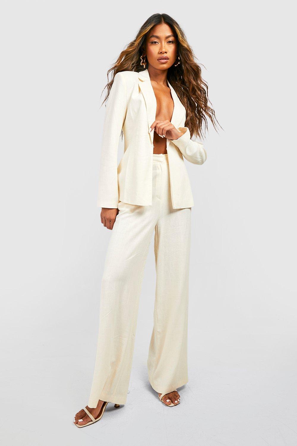 Wide leg store linen pants palazzo