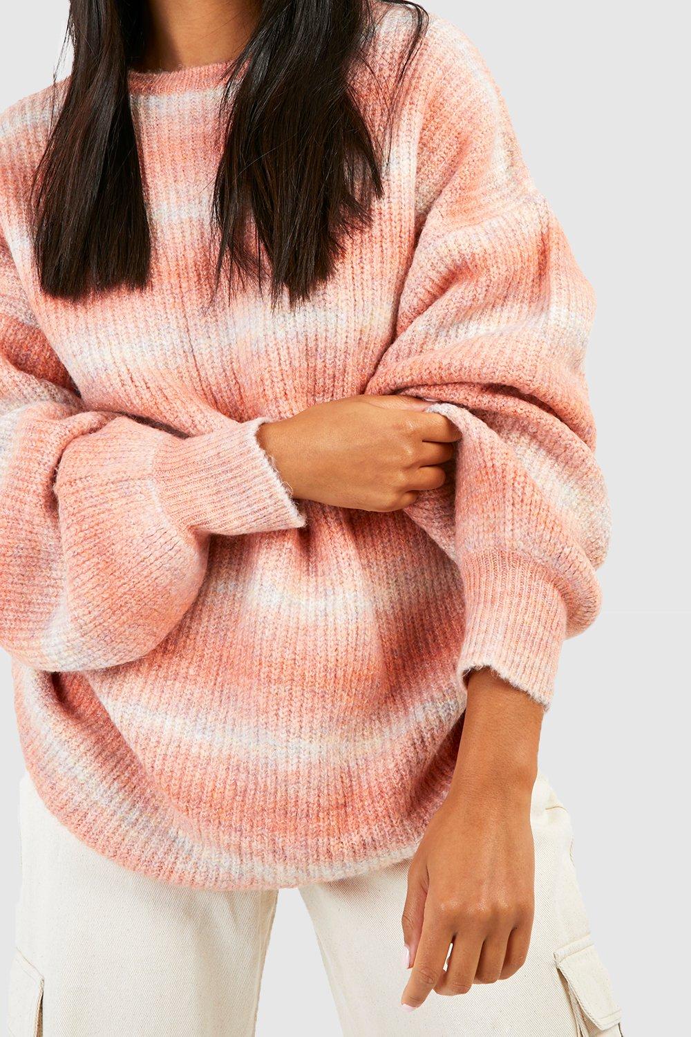 Ombre Oversized Jumper boohoo