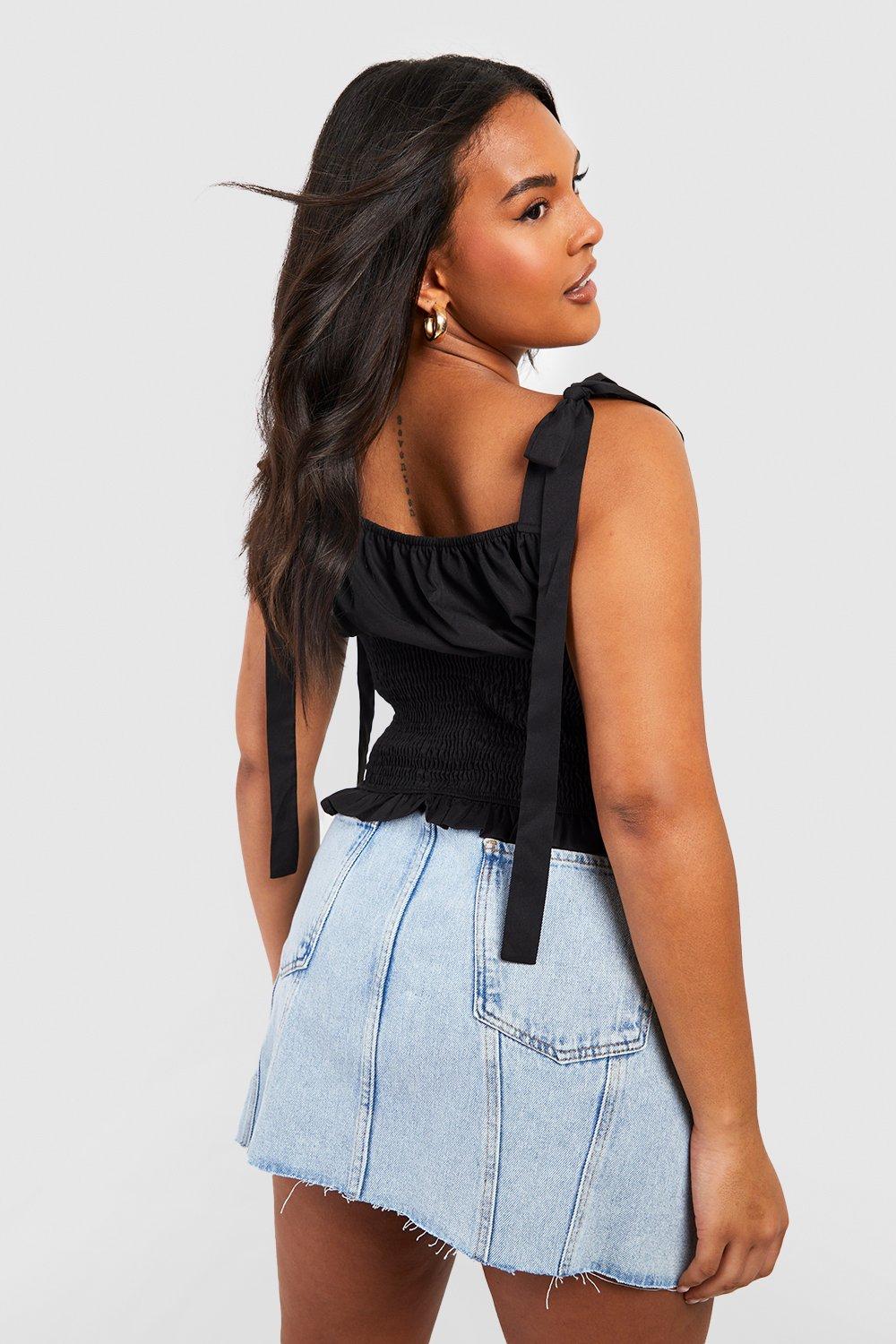 Tie shoulder online tank