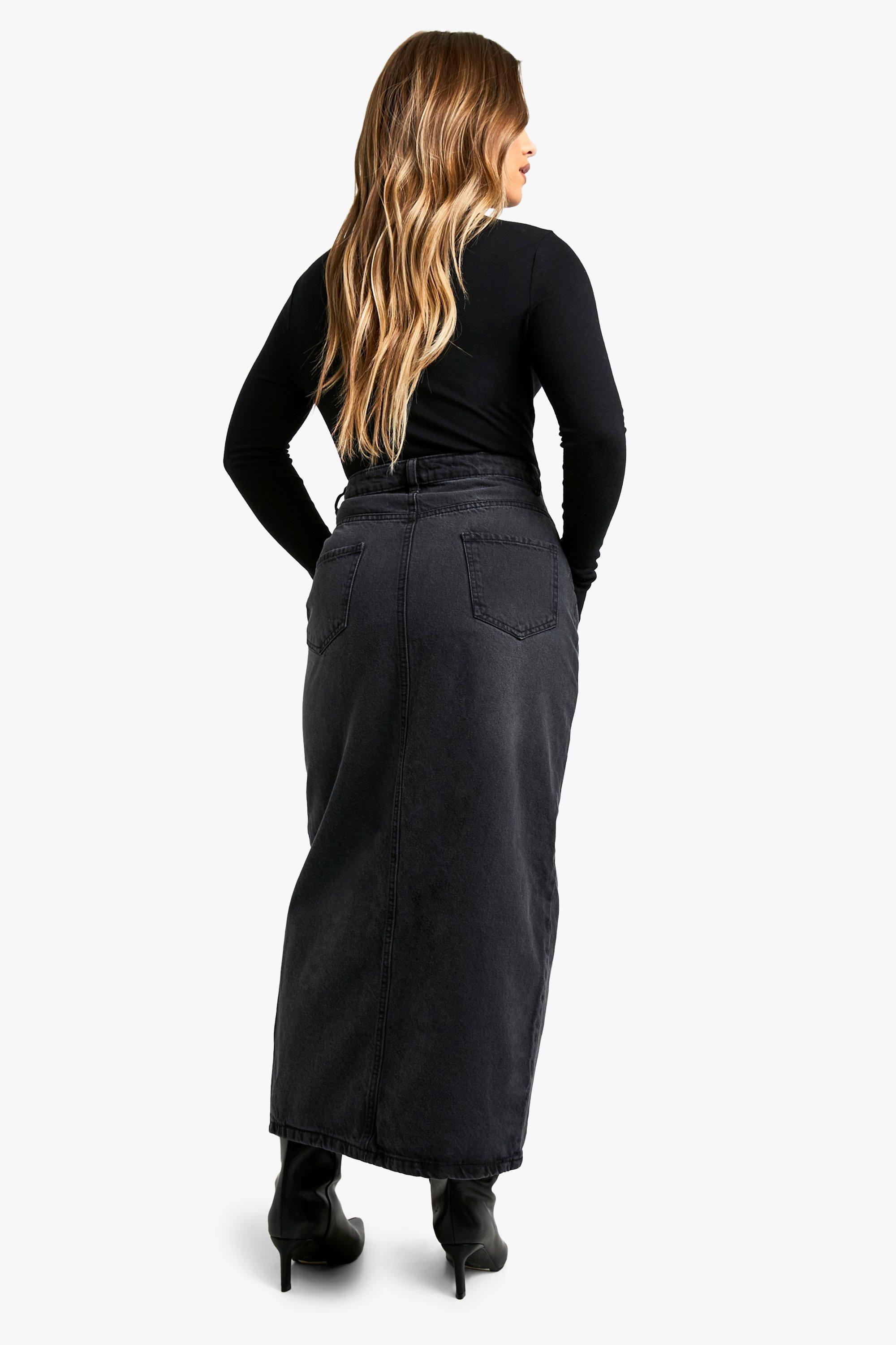 Black overall outlet skirt womens