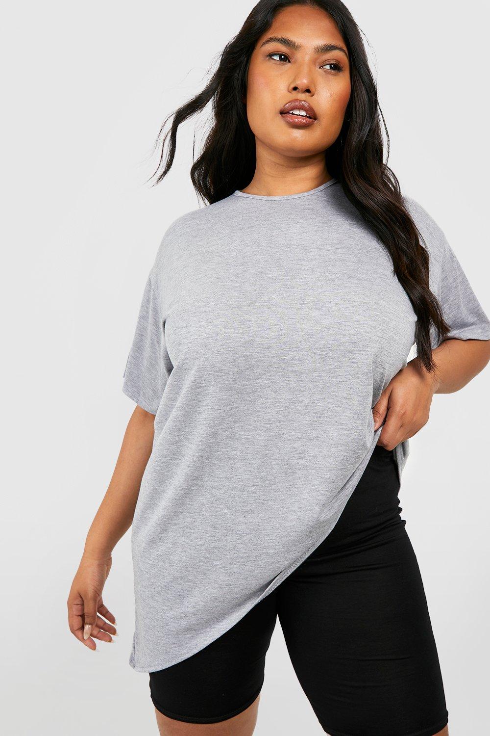 Slouchy Asymmetric T-Shirt | boohoo
