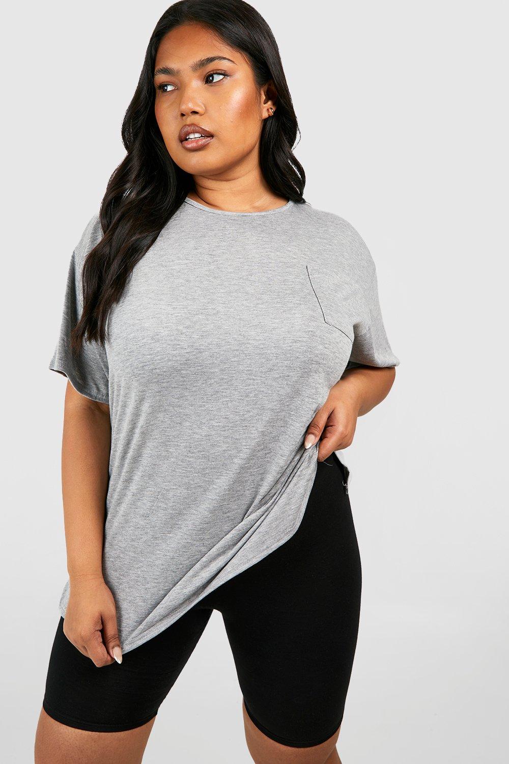 Boohoo plus size t on sale shirts