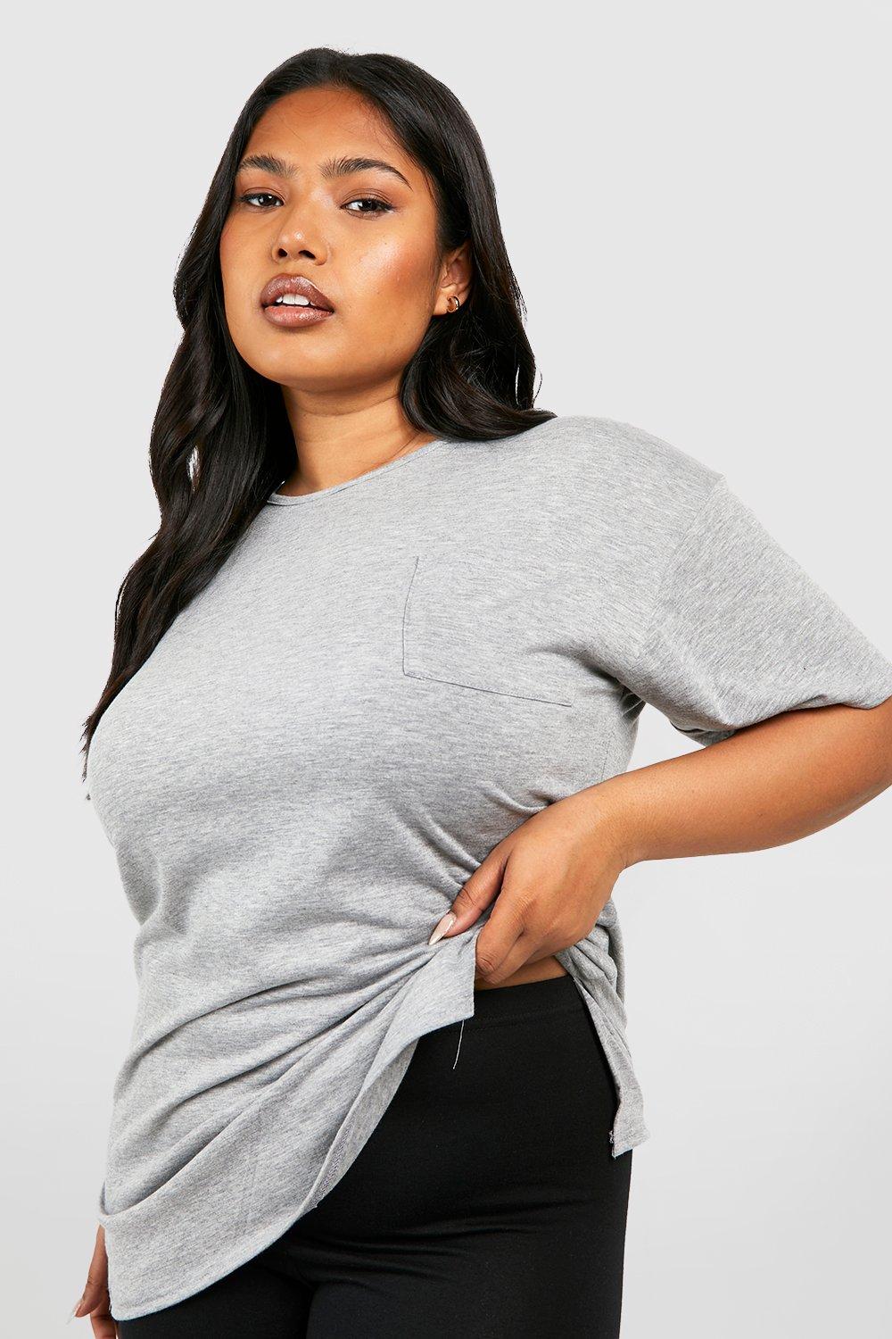 Boohoo plus size hot sale t shirts