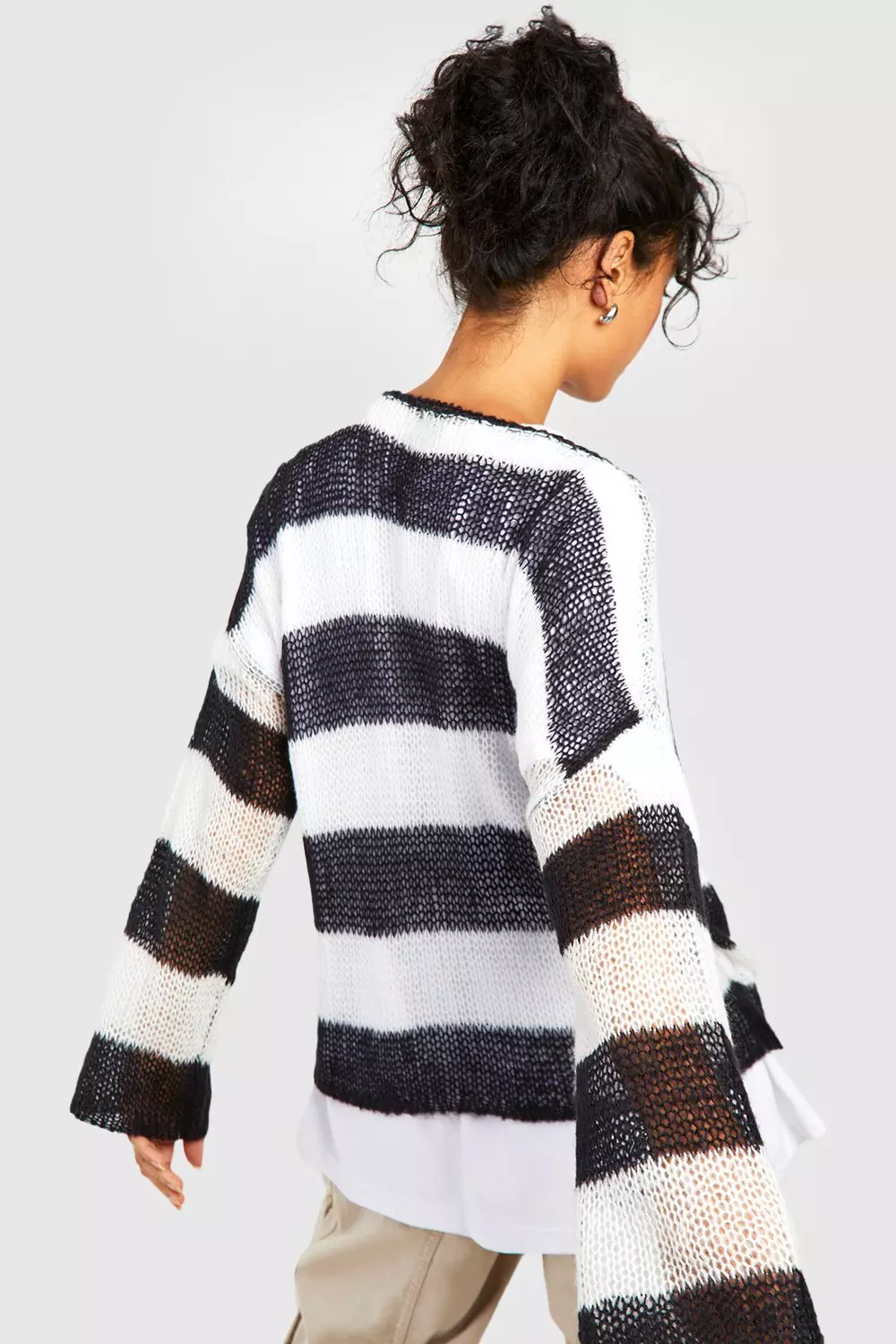 Soft Knit Loose Stripe Jumper