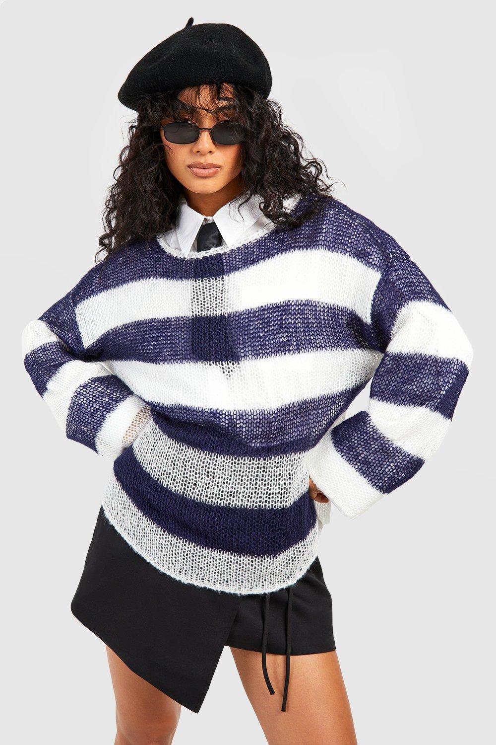 White on sale loose jumper