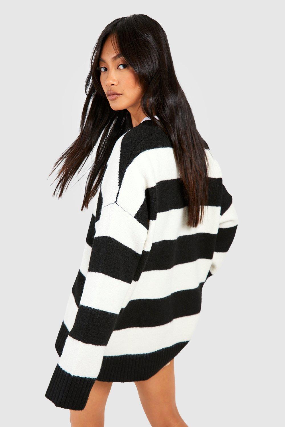 Soft Knit Loose Stripe Jumper