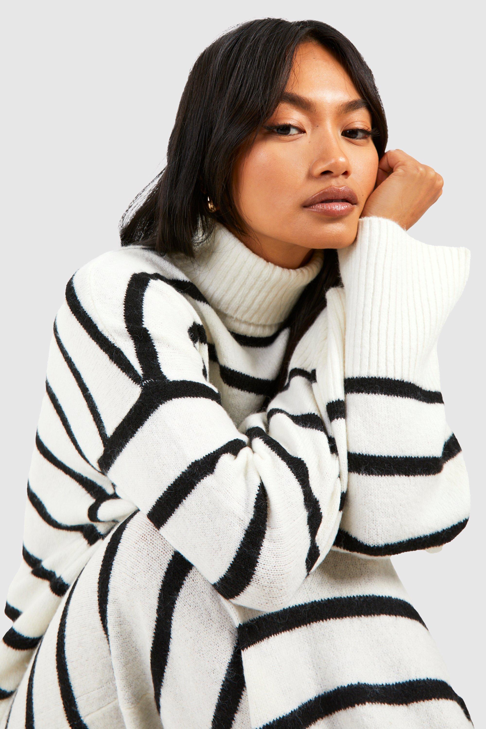 Soft Knit Stripe Sweater & Maxi Skirt Set