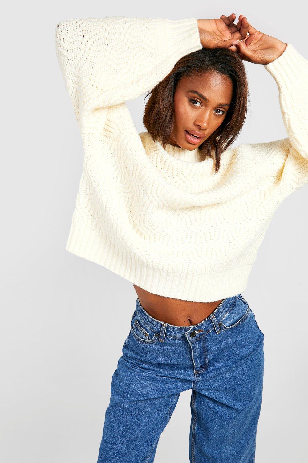 Oversized balloon hotsell sleeve jumper