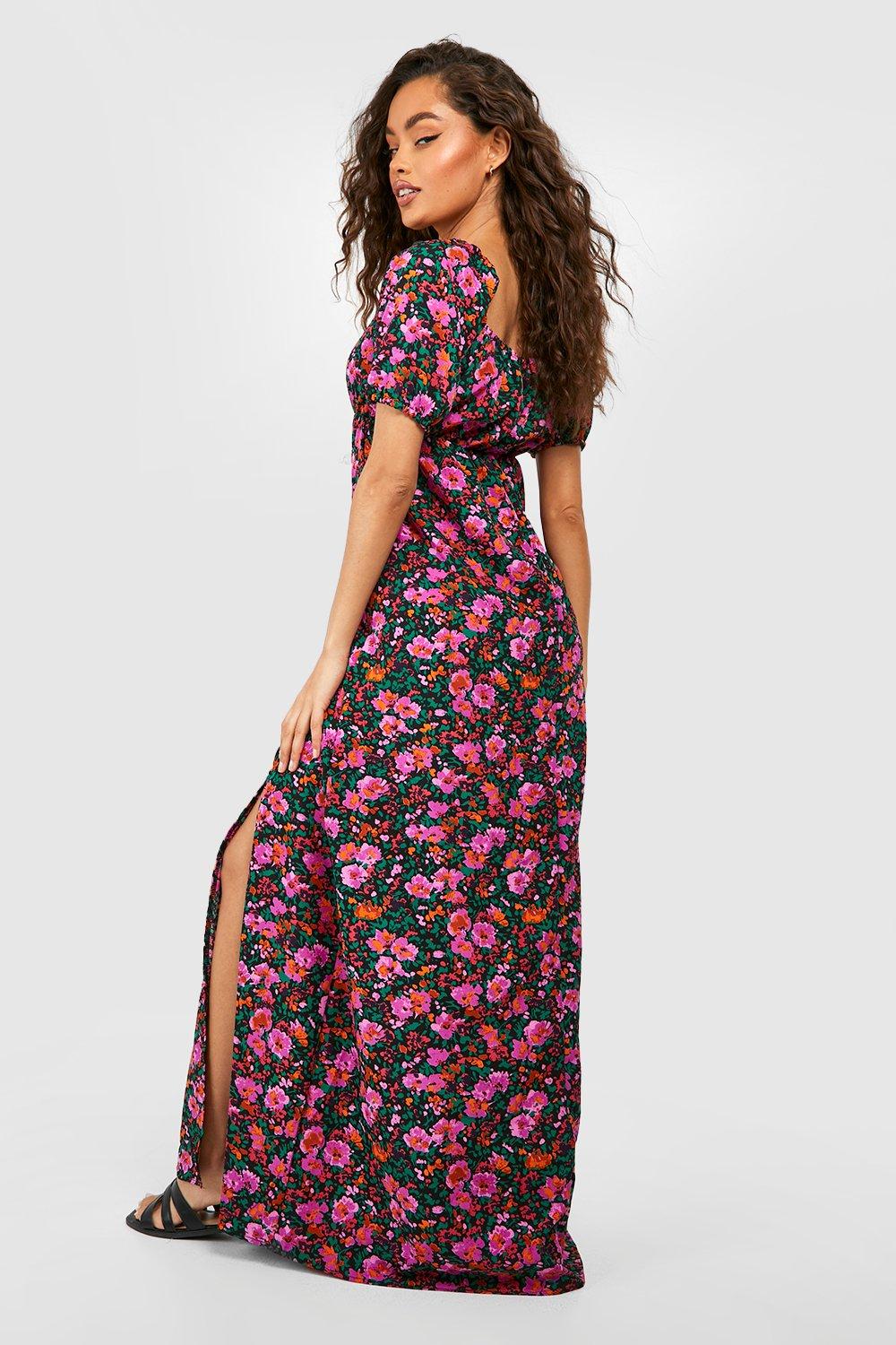 Boohoo bohemian outlet dress