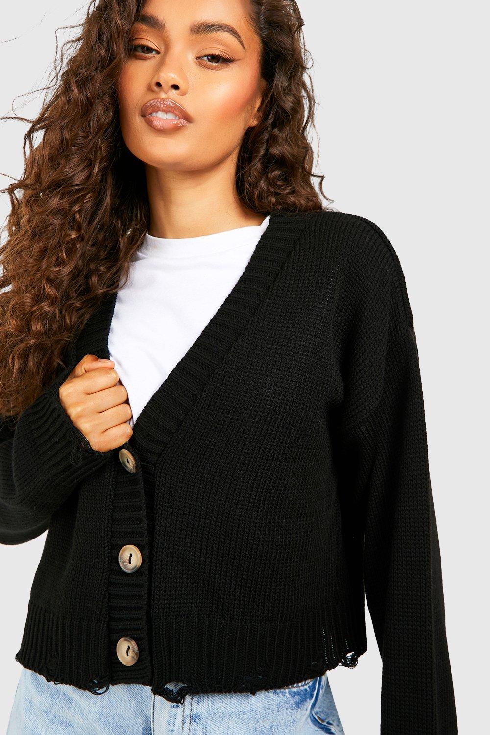 Cardigan noir discount