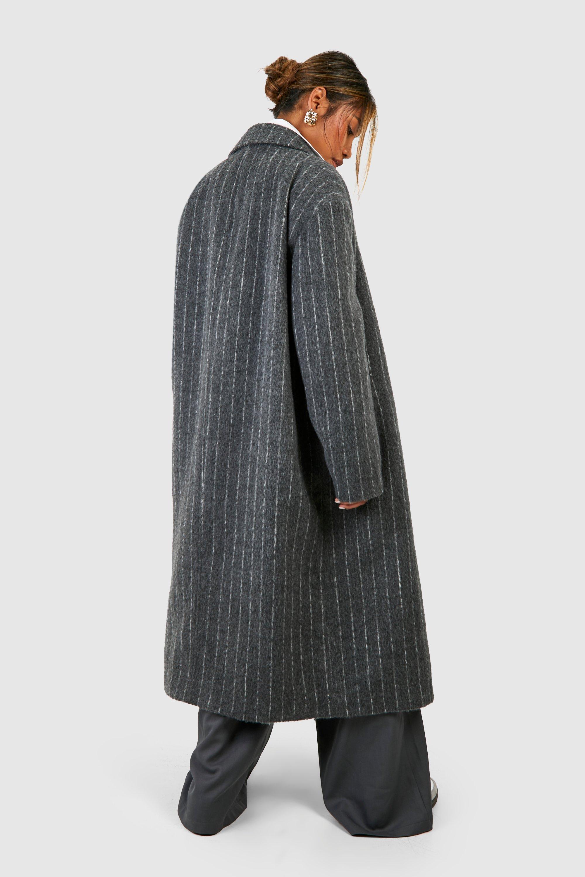 Boohoo hot sale oversized coat