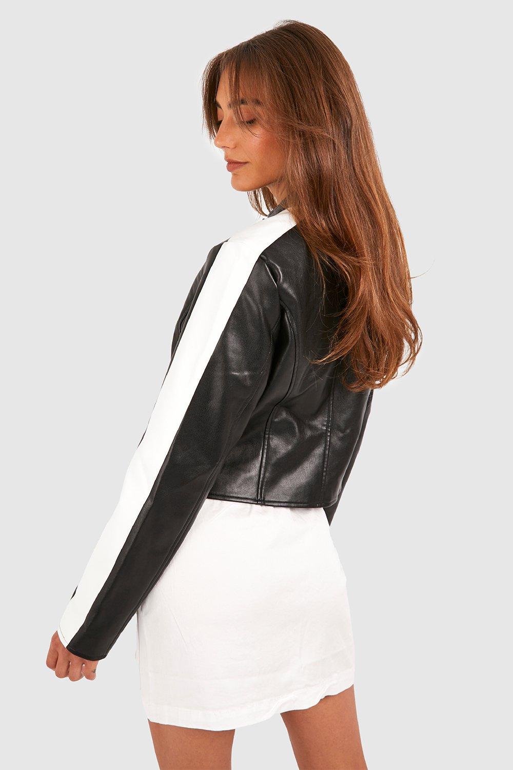 Topshop leather jacket on sale sale