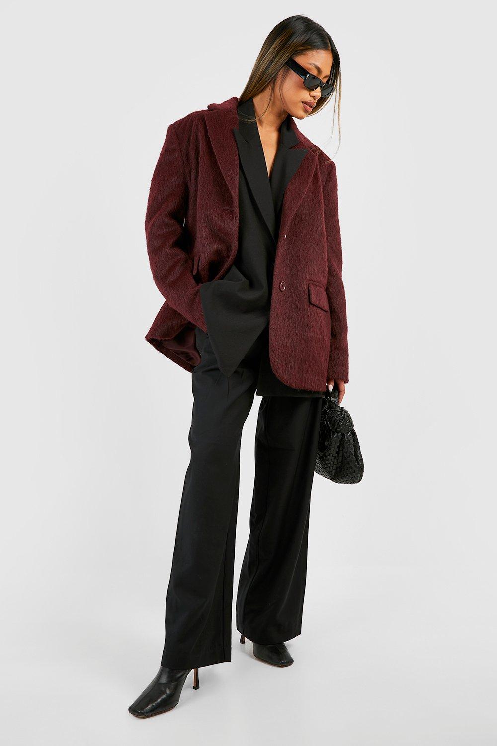 Wine red outlet blazer