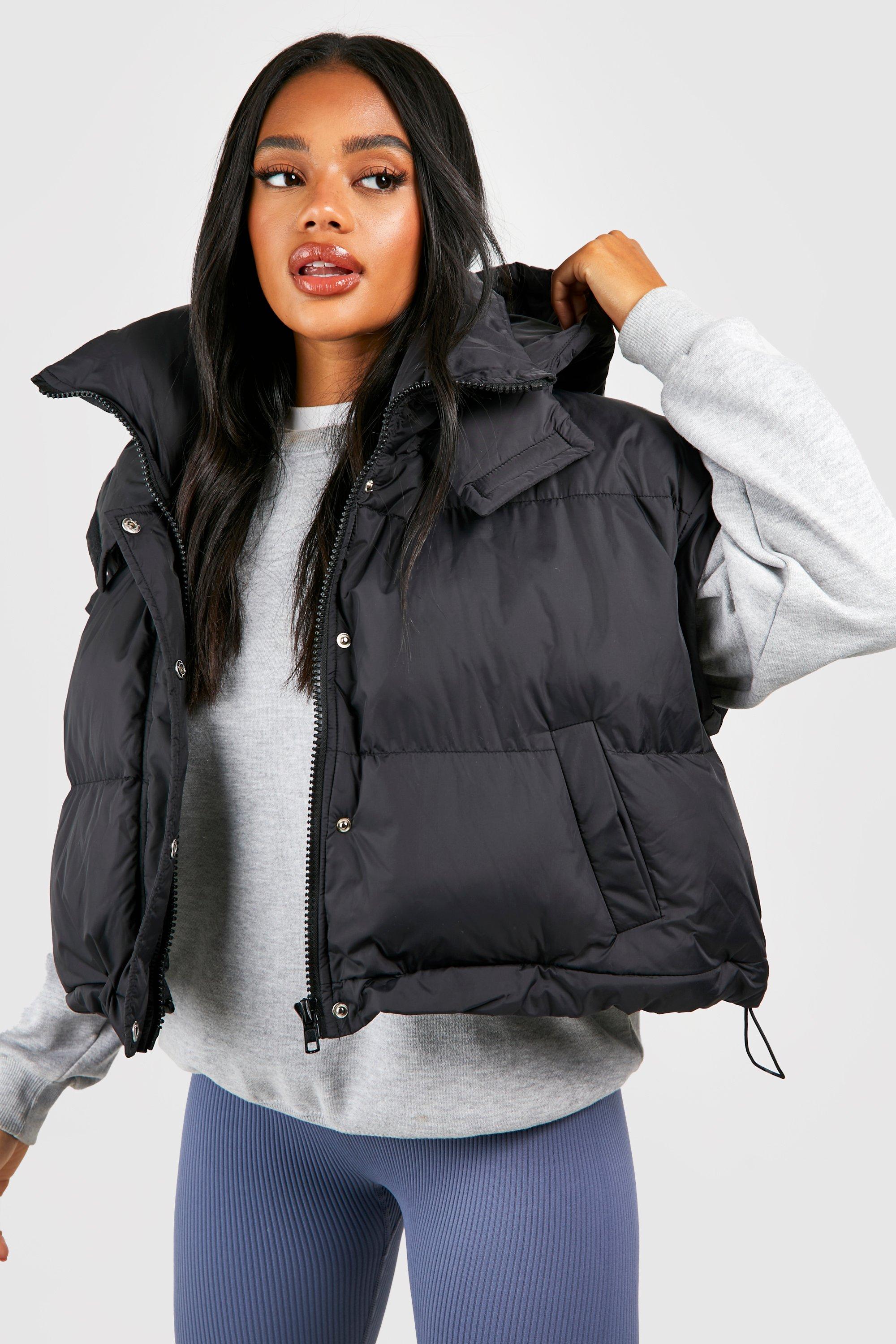 Boohoo puffer sale jacket womens