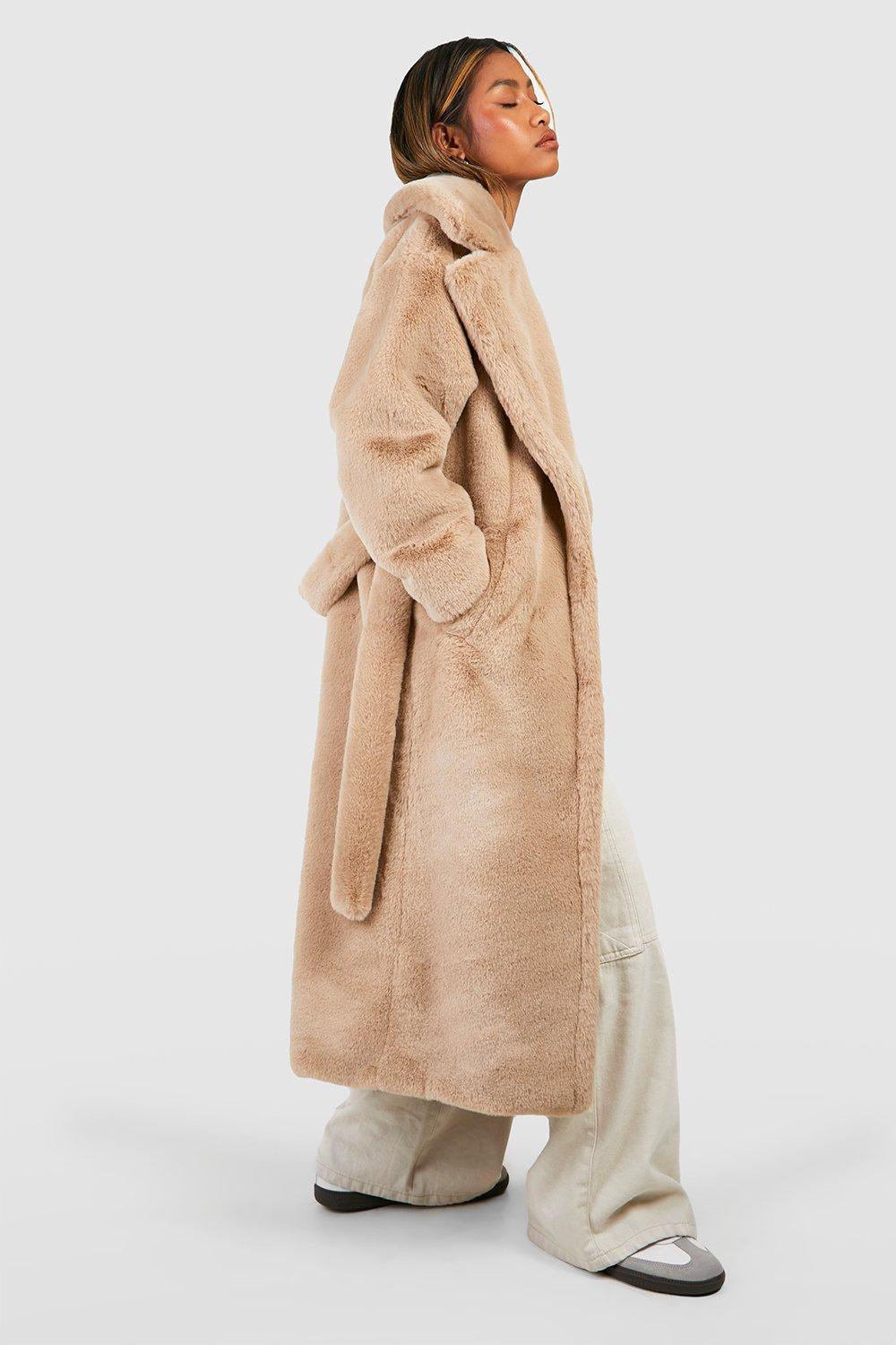 Femme faux clearance fur coat