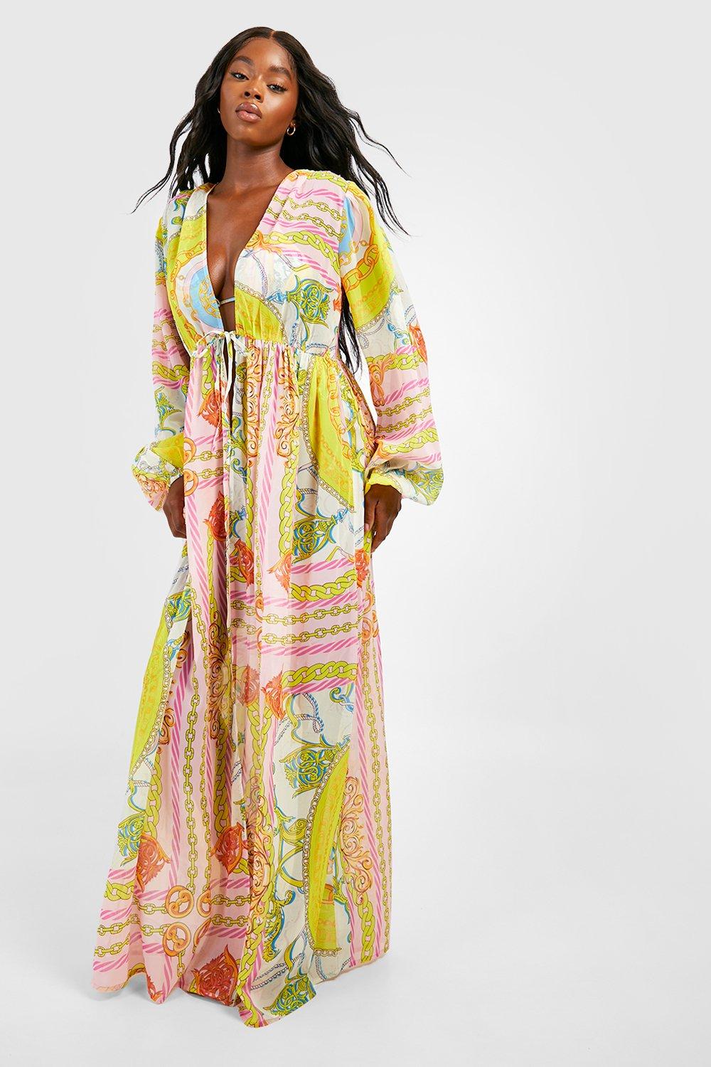 Maxi deals white kimono