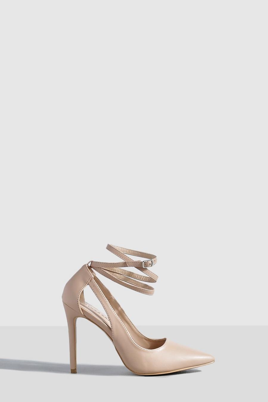 Pumps mit Cut-Out Detail, Nude image number 1
