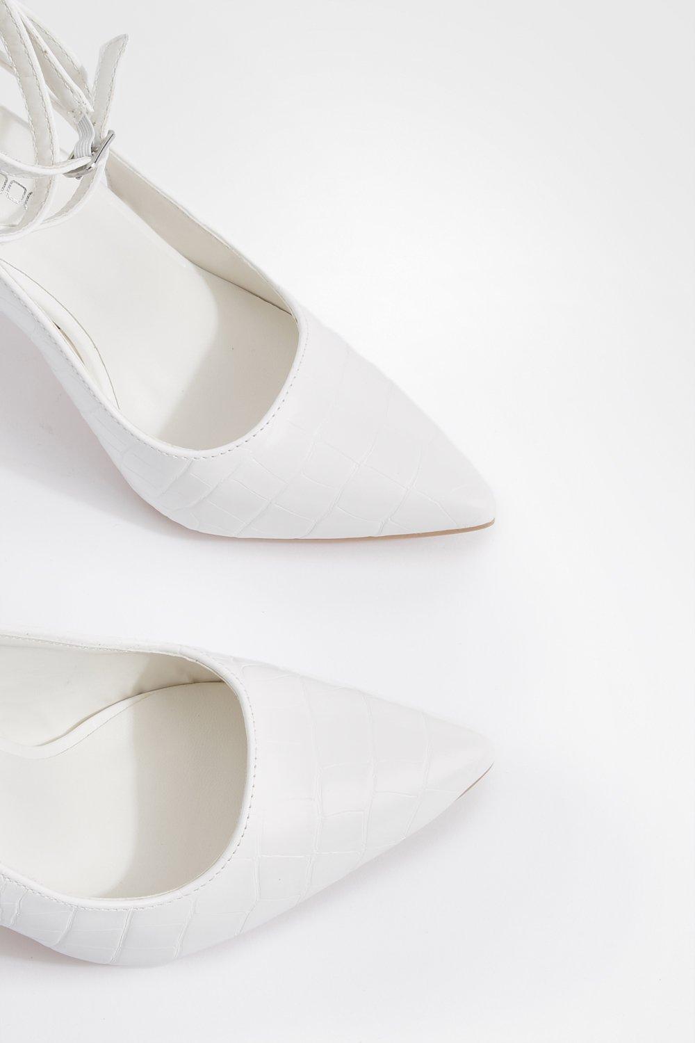 White lace court on sale shoes