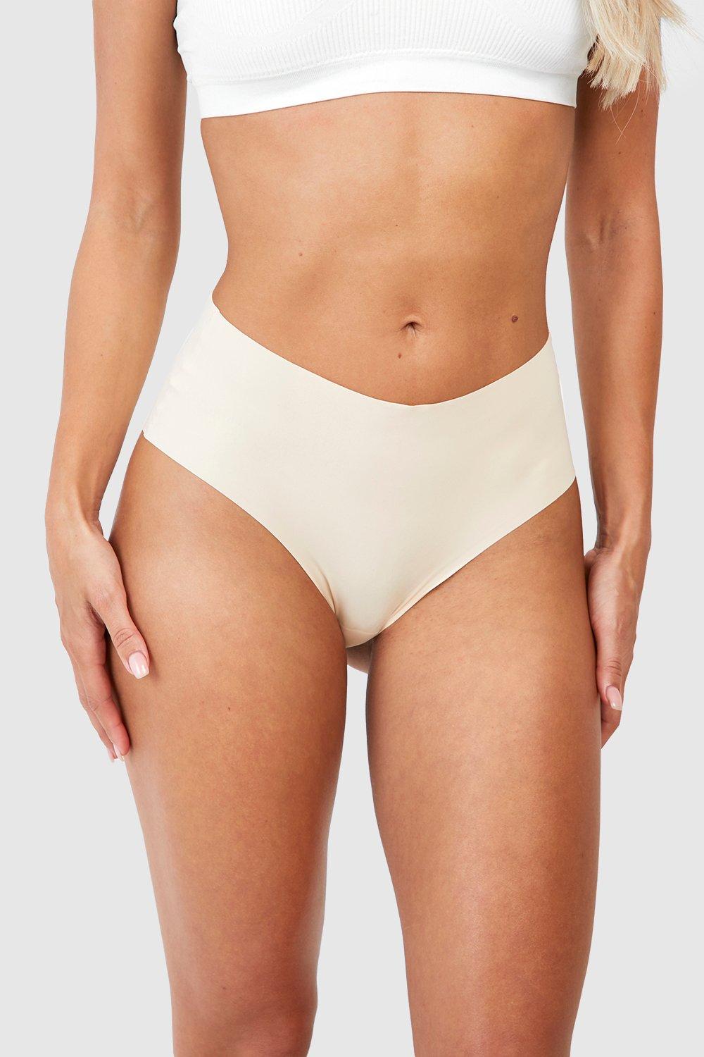 3 Pack White No VPL Short Knickers