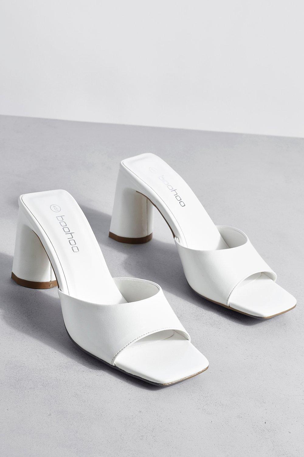 Low Flat Heel Mule boohoo IE