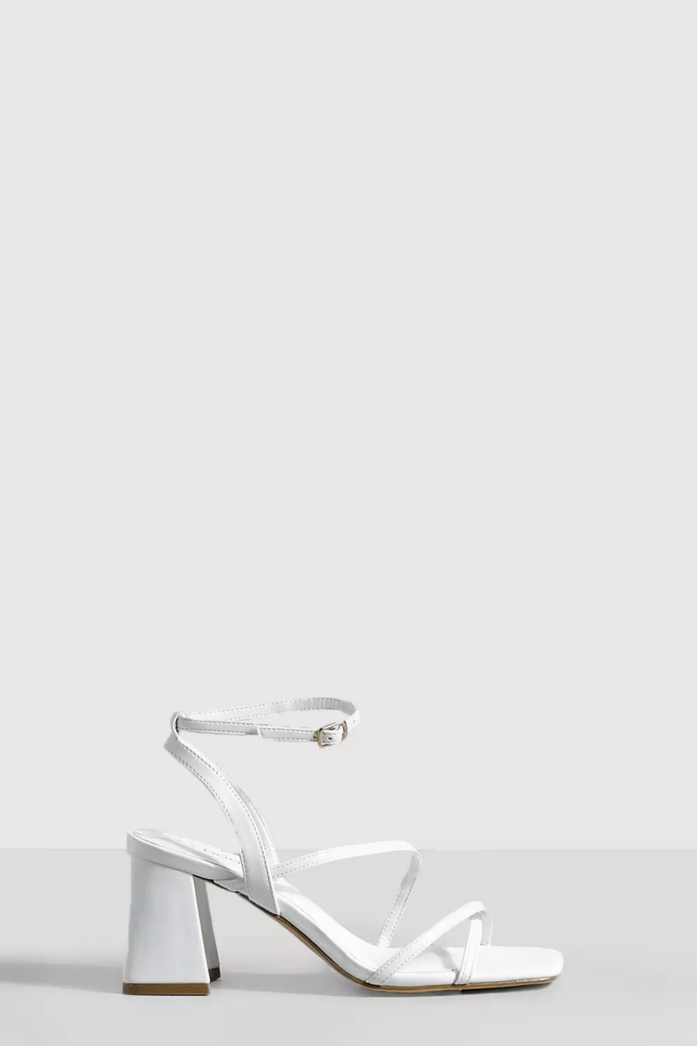 Mid Block Heel Strappy Sandals