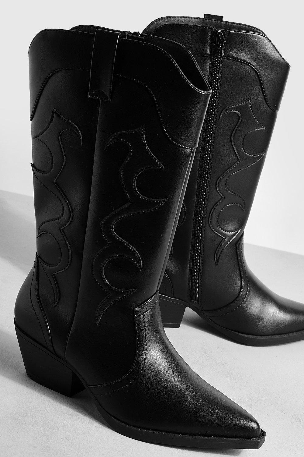 Boohoo western clearance boots