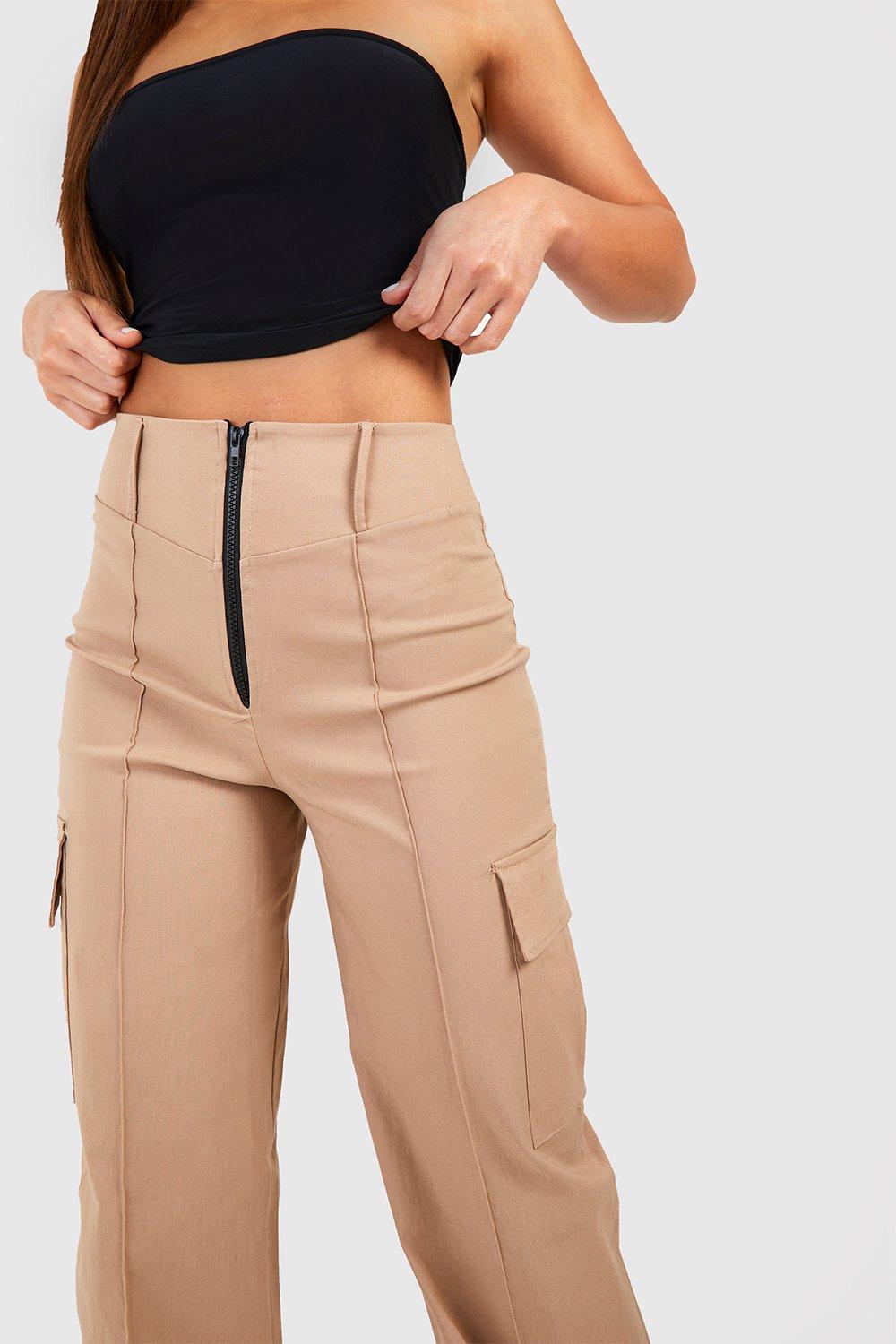 Womens cargo hot sale stretch pants