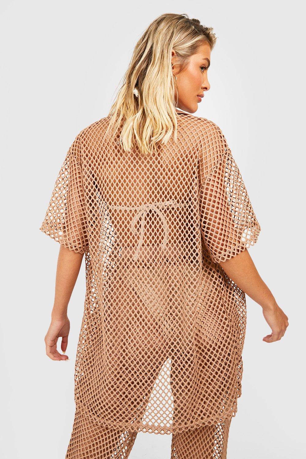 Chemise manche best sale courte oversize femme