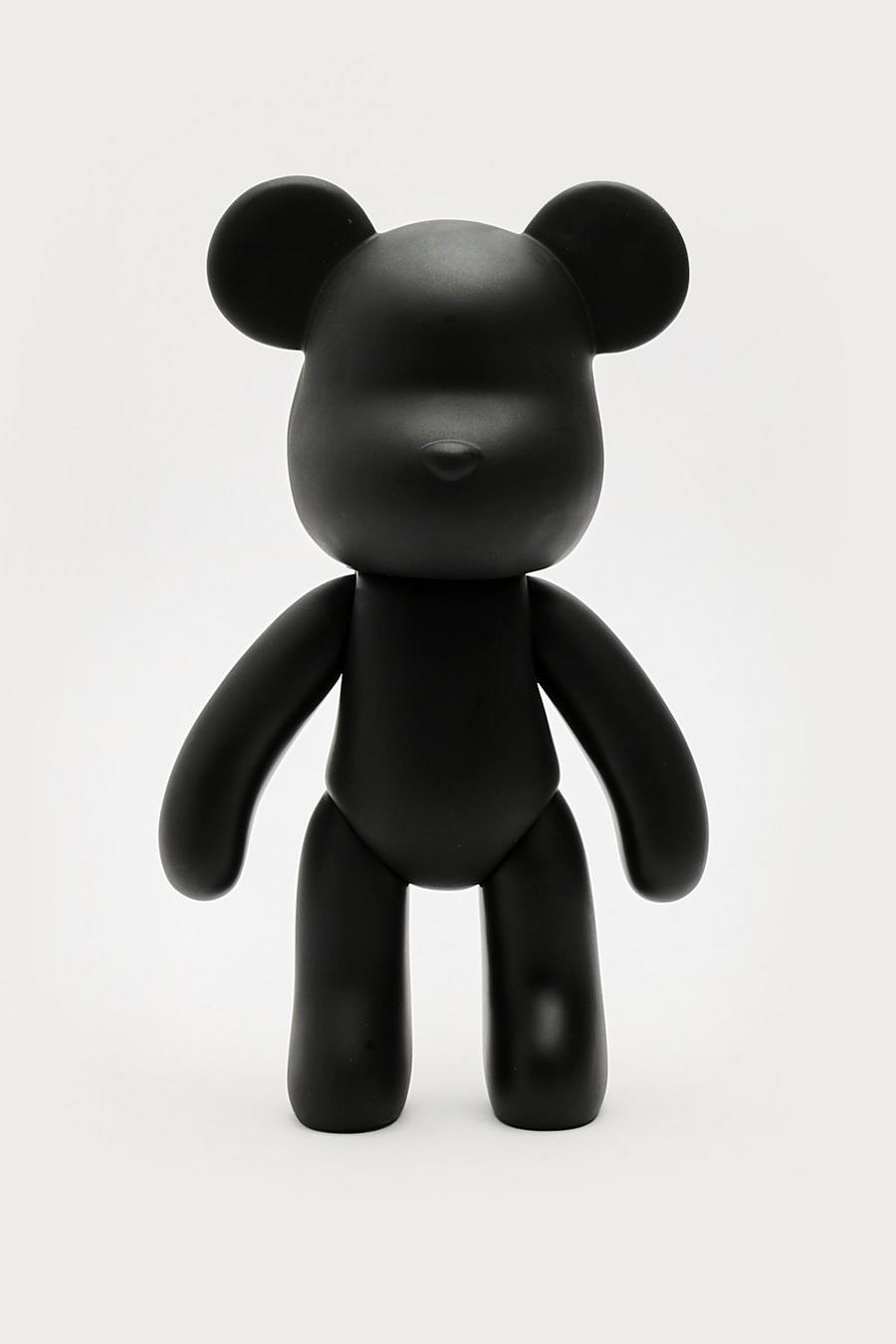 Figurine ours - 23cm, Black noir