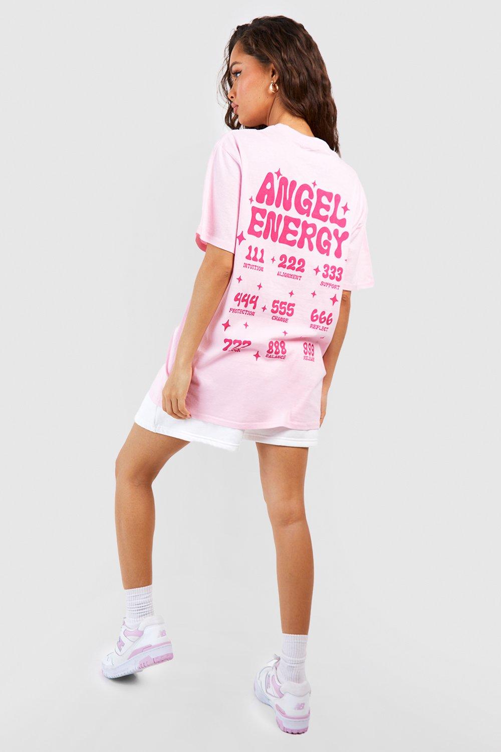 pink angel shirt