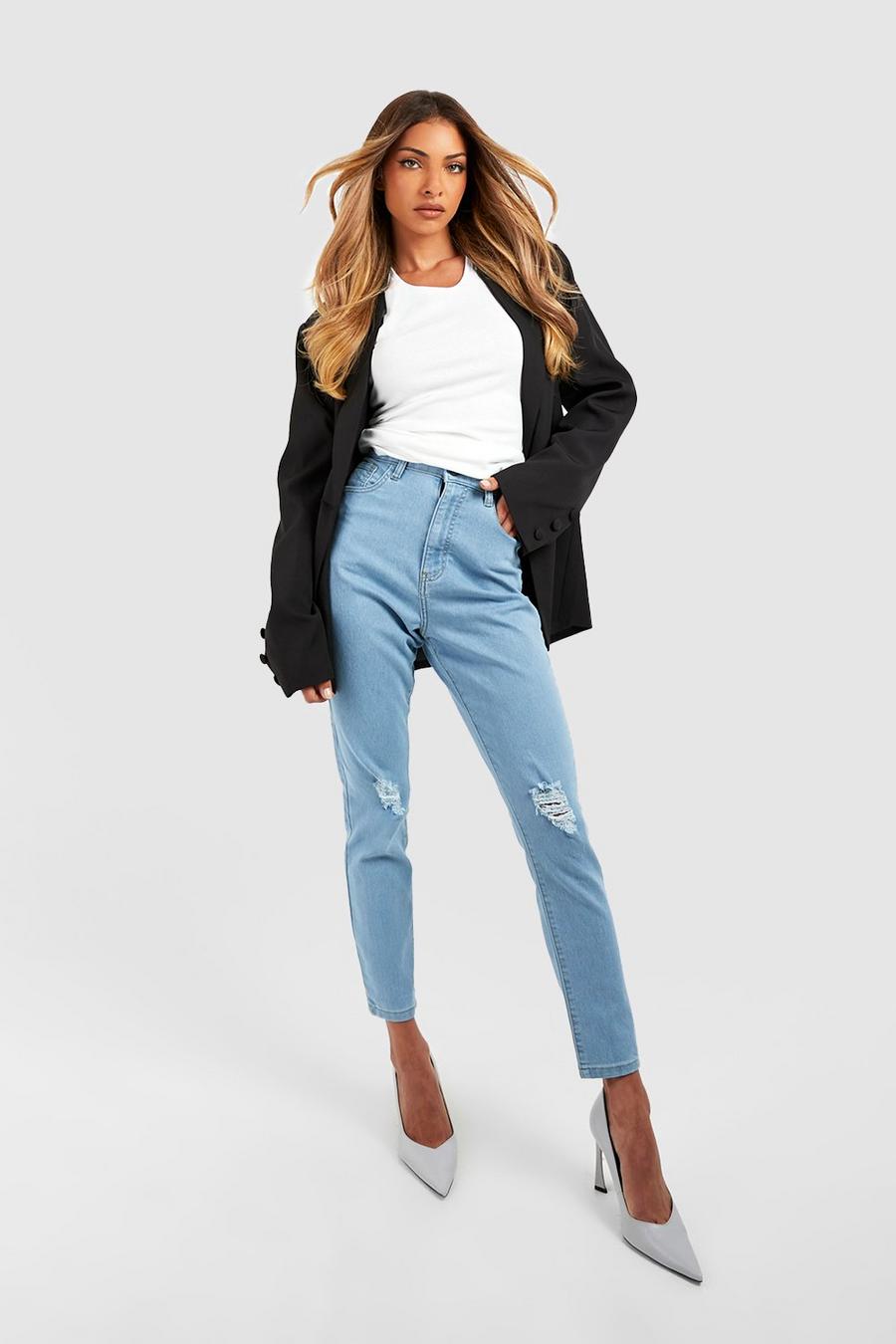 Jeans Basic Skinny Fit in Stretch, Light wash