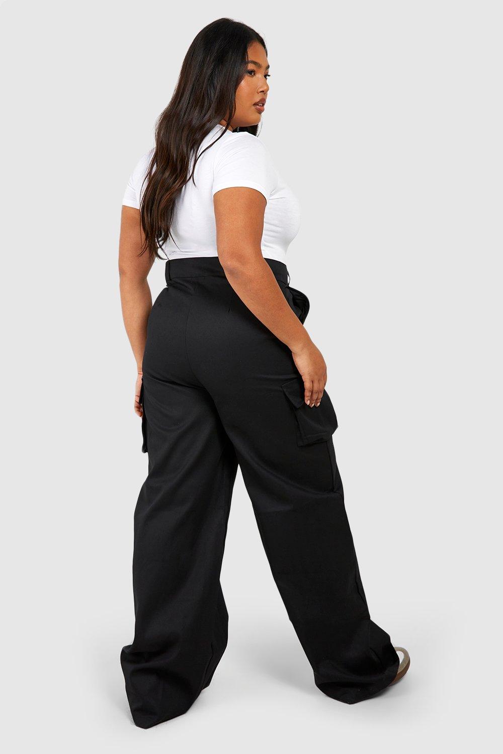 Twill plus size sales pants