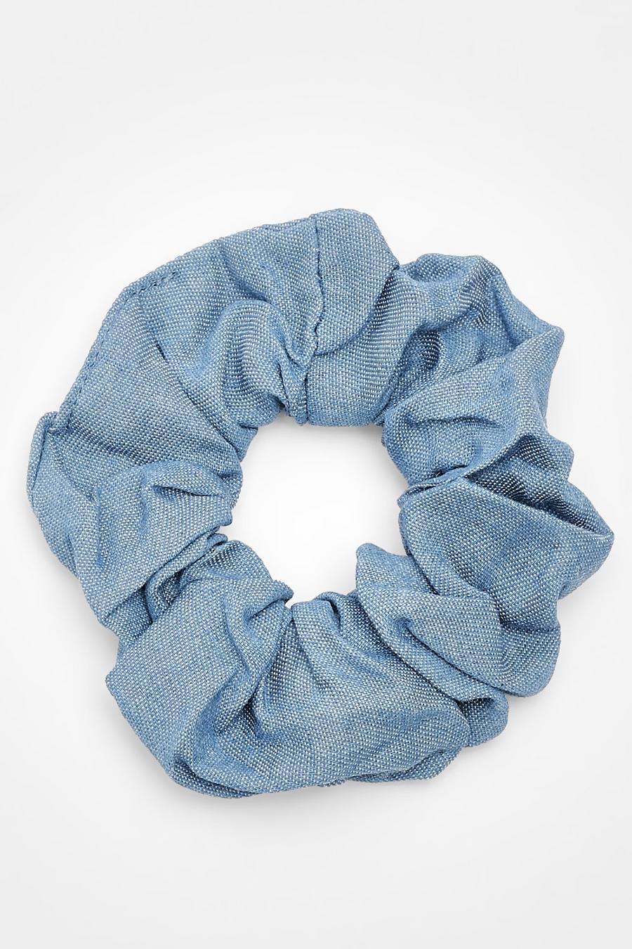 Oversized Denim Scrunchie image number 1